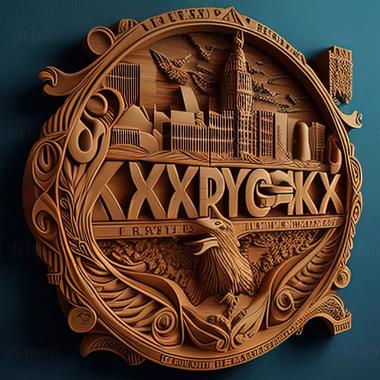 3D модель Канзас-Сітіx Канзас (STL)